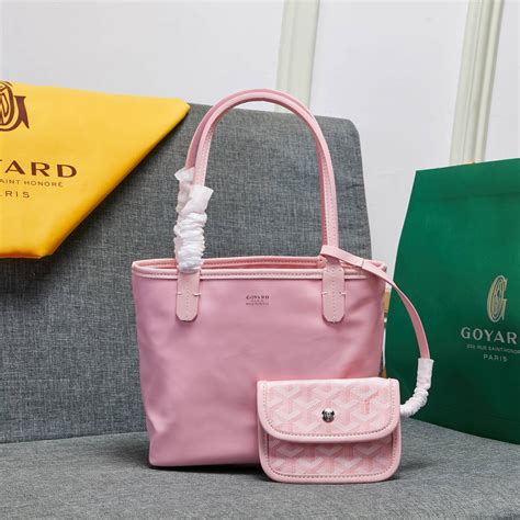 goyard tote bag mini pink|reversible goyard tote bag.